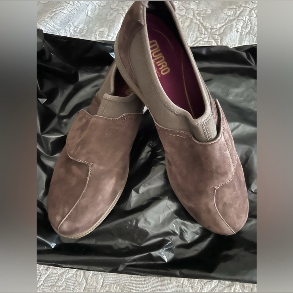 Munro Brown Suede Women’s Shoes size 10 - Picture 2 of 7